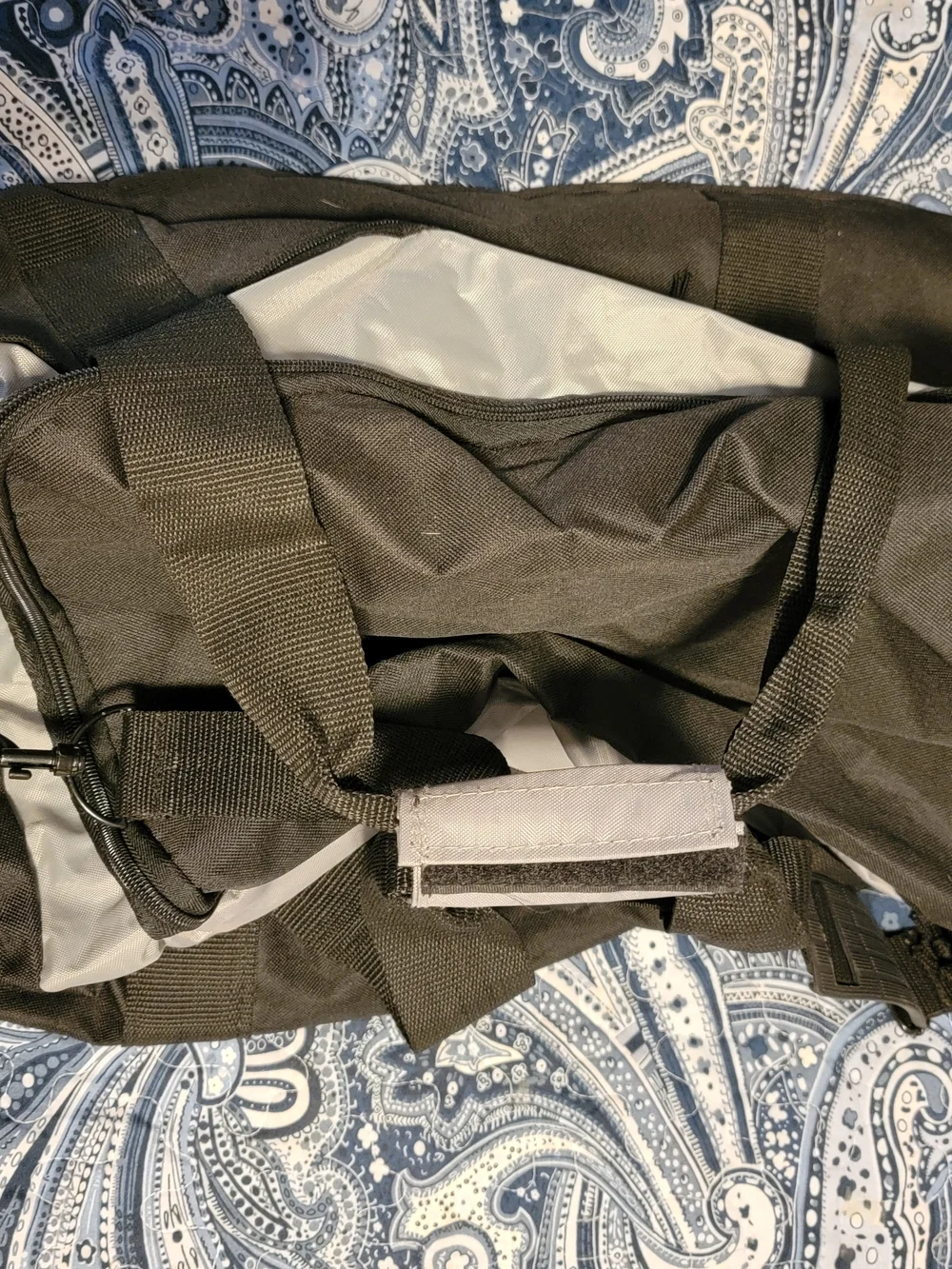 Versatile 24 Inch Black Duffel Bag with Padded Carry Strap